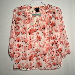 Ann Taylor Floral Blouse